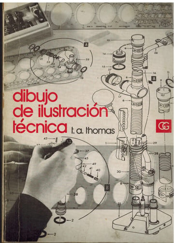 Dibujo de ilustración técnica, de THOMAS | portada del libro