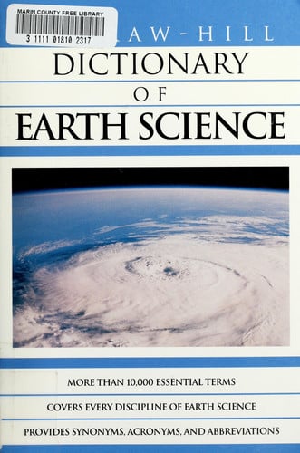 DICTIONARY OF EARTH SCIENCE | portada del libro