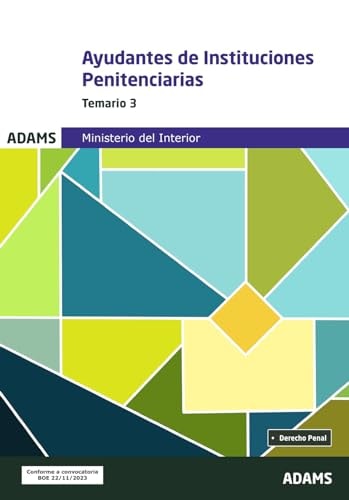 Temario 3 Ayudantes Instituciones Penitenciarias, de VARIOS AUTORES | portada del libro