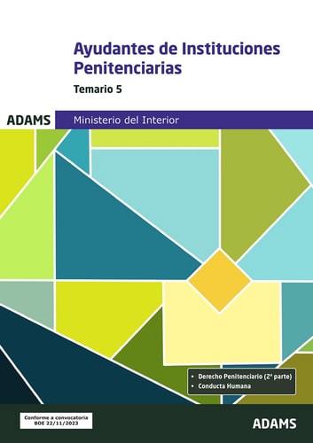 Temario 5 Ayudantes Instituciones Penitenciarias, de VARIOS AUTORES | portada del libro