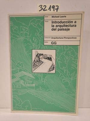 Introducción a la arquitectura del paisaje, de Michael Laurie | portada del libro