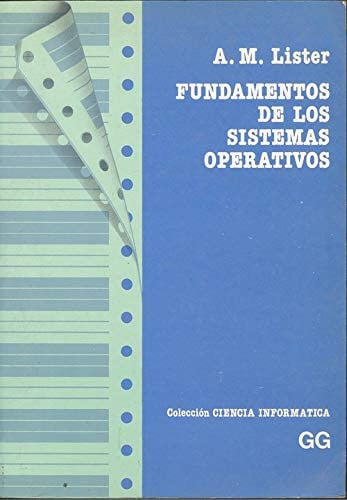 Fundamentos de los sistemas operativos, de LISTER | portada del libro