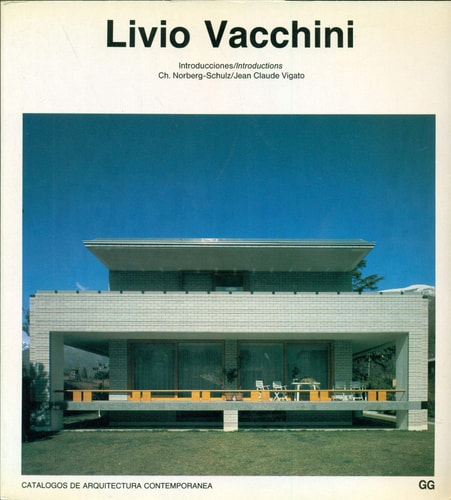 Livio Vacchini, de Norberg-Schulz | portada del libro