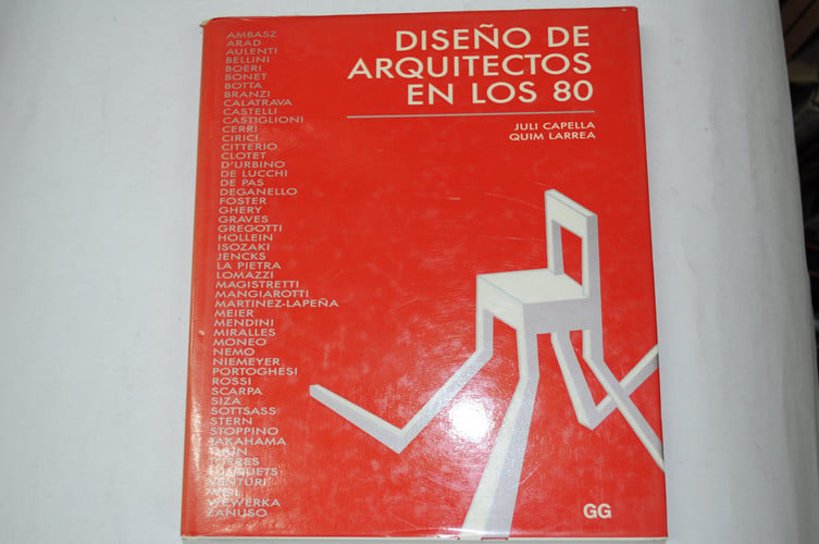 Diseño de arquitectos en los 80, de CAPELLA | portada del libro