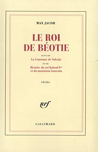 LE ROI DE BEOTIE, de Max Jacob | portada del libro