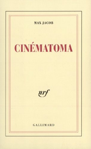 CINEMATOMA, de Max Jacob | portada del libro