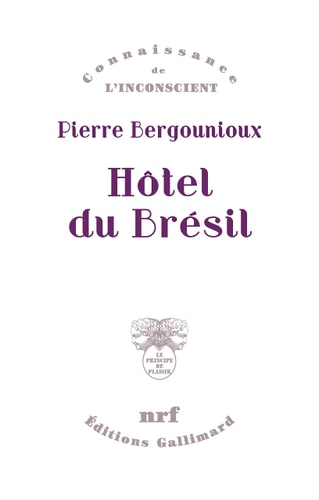 HOTEL DU BRESIL, de Pierre Bergounioux | portada del libro
