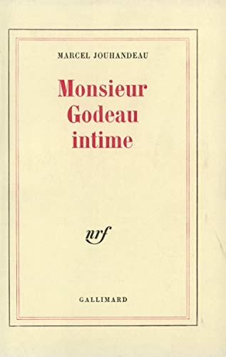 MONSIEUR GODEAU INTIME, de Jouhandeau | portada del libro