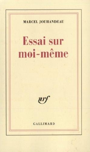 ESSAI SUR MOI-MEME, de Jouhandeau | portada del libro