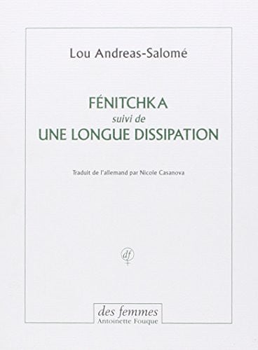 FENITCHKA, de ANDREAS-SALOME | portada del libro