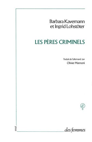 LES PERES CRIMINELS, de KAVEMANN BARBAR | portada del libro