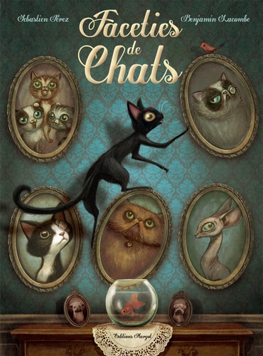 FACETIES DE CHATS, de Sébastien Perez | portada del libro