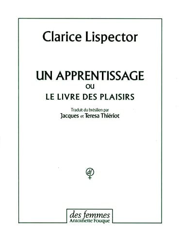 UN APPRENTISSAGE, de LISPECTOR CLARI | portada del libro
