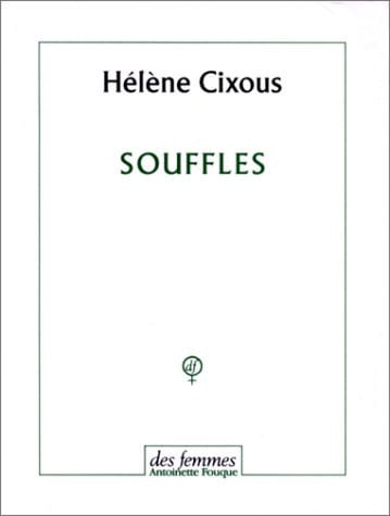 SOUFFLES, de CIXOUS HELENE | portada del libro