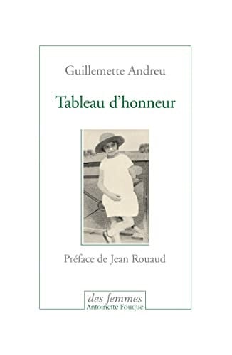 TABLEAU D'HONNEUR, de G. ANDREU | portada del libro