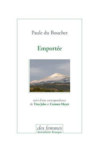 EMPORTEE, de BOUCHET PAULE D | portada del libro