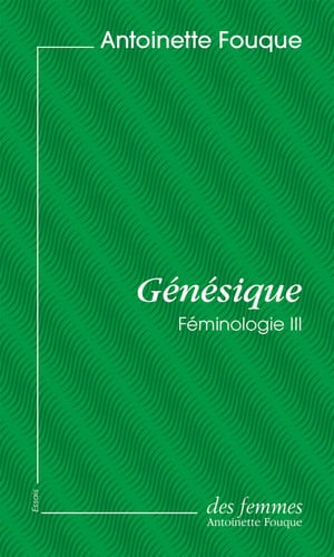 GENESIQUE ED POCHE, de FOUQUE ANTOINET | portada del libro