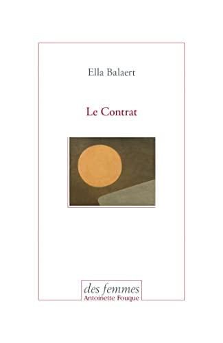 LE CONTRAT, de BALAERT ELLA | portada del libro