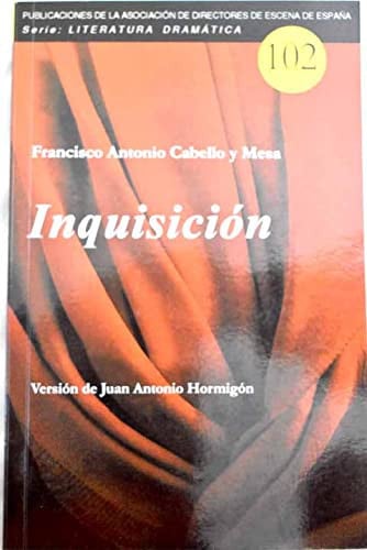 Inquisición, de Cabello y Mesa | portada del libro