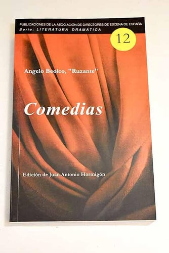 Comedias, de Beolco | portada del libro