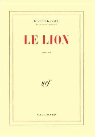 LE LION, de Joseph Kessel | portada del libro