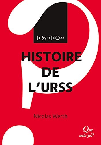 ISTOIRE DE L'URSS, de Nicolas Werth | portada del libro