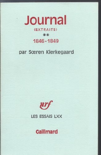 JOURNAL T2, de Sören Kierkegaard | portada del libro
