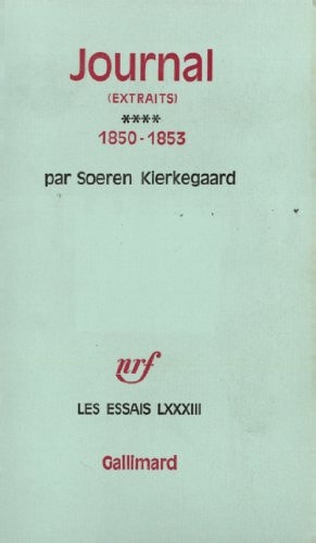 JOURNAL T4 1850-1853, de Sören Kierkegaard | portada del libro