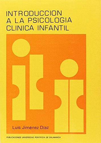 Introducción a la psicología clínica infantil, de Jiménez Díaz | portada del libro
