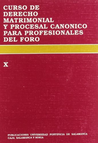 Curso de derecho matrimonial y procesal canónico para profesionales del foro, de Varios autores | portada del libro