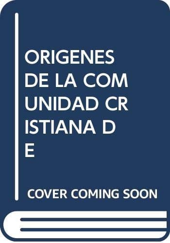 Orígenes de la comunidad cristiana de Alejandría, los, de Fernández Sangrador | portada del libro