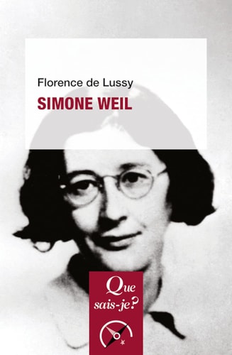 Simone Weil, de Florence de Lussy | portada del libro