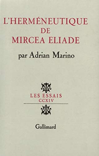 L'HERMENEUTIQUE DE MIRCEA ELIADE, de Marino | portada del libro