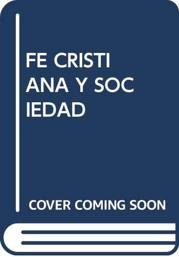 Fe cristiana y sociedad, de Ruffini | portada del libro