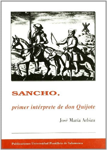 Sancho, primer intérprete de Don Quijote, de Arbizu Pérez | portada del libro