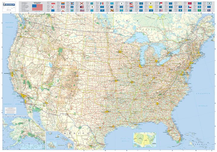 MAPA PLASTIFICADO U.S.A (FISICO), de SIN AUTOR | portada del libro