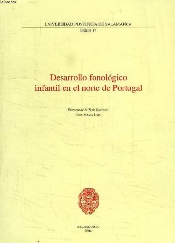 Desarrollo fonológico infantil en el Norte de Portugal, de Lima | portada del libro