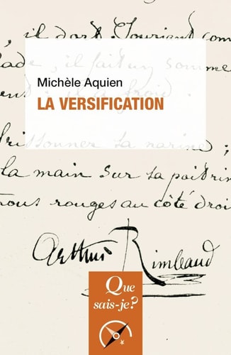 A VERSIFICATION, de Michèle Aquien | portada del libro