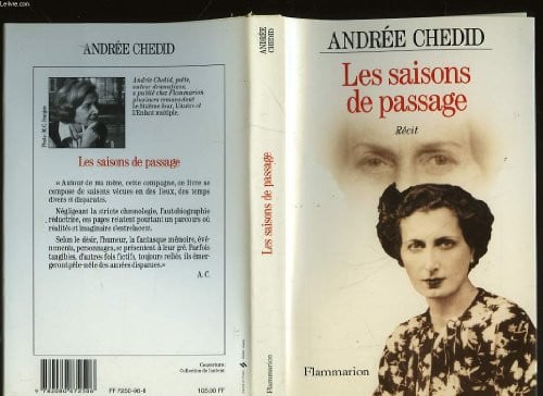 ES SAISONS DE PASSAGE, de CHEDID ANDREE | portada del libro