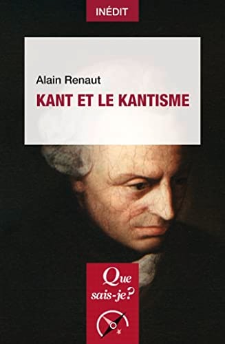 ANT ET LE KANTISME, de Alain Renaut | portada del libro