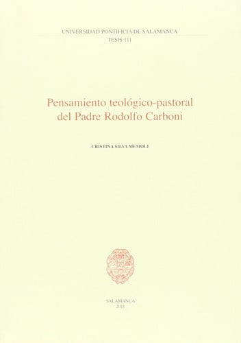 Pensamiento teológico-pastoral del Padre Rodolfo Carboni, de Silva Mémoli | portada del libro