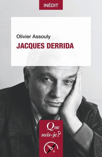 Jacques Derrida, de Olivier Assouly | portada del libro