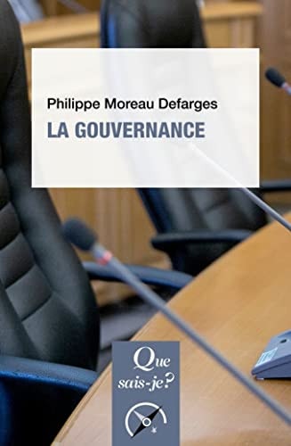 A GOUVERNANCE, de Philippe Moreau Defarges | portada del libro