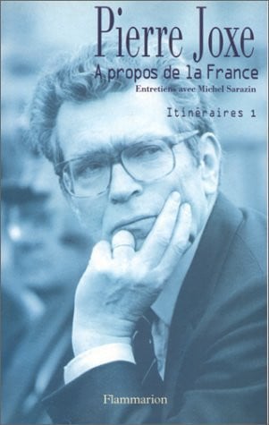 PROPOS DE LA FRANCE, de JOXE PIERRE | portada del libro