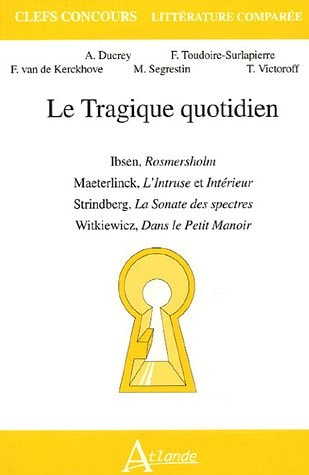 LE TRAGIQUE QUOTIDIEN, de Anne Ducrey | portada del libro