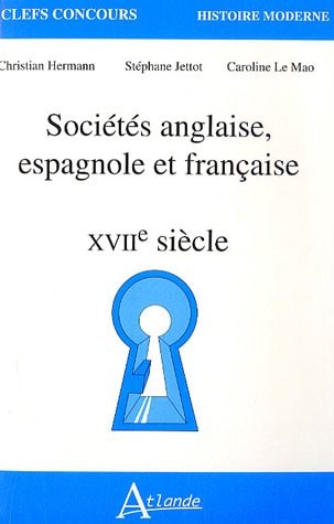 SOCIETES ANGLAISES,ESPAGNOLES AU 18EME, de Christian Hermann | portada del libro