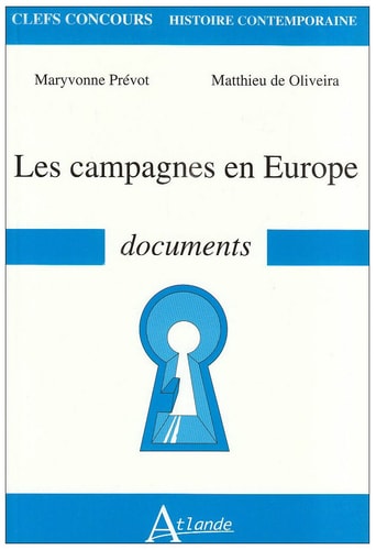 LES CAMPAGNES EN EUROPE DOCUMENTS, de Maryvonne Prévot | portada del libro