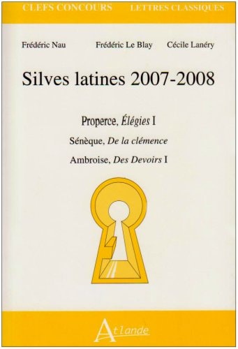 SILVES LATINES 2007-2008, de Frédéric Nau | portada del libro