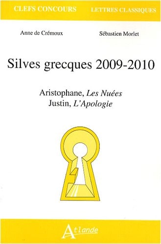SILVES GRECQUES 2009-2010, de Anne de Crémoux | portada del libro