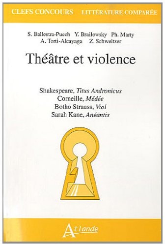 THEATRE ET VIOLENCE, de Sylvie Ballestra-Puech | portada del libro
